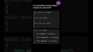 Is it possible to prevent object creation of a class in C# ? screenshot 2