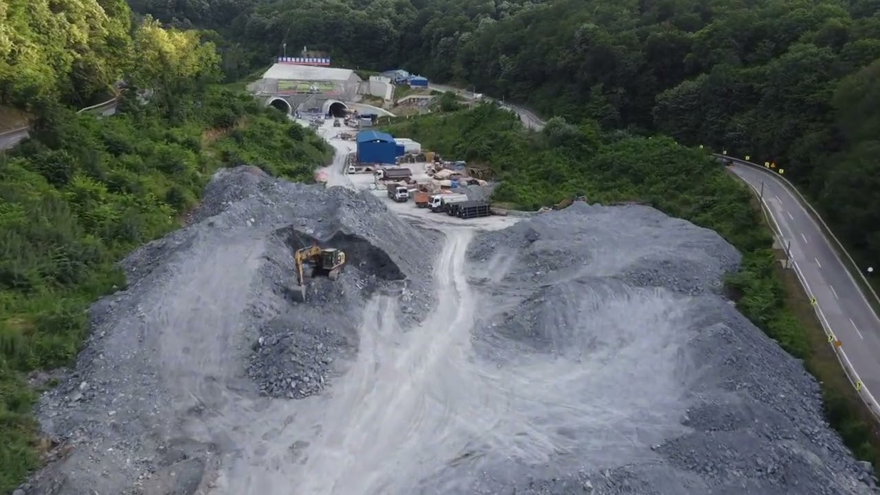 Fruskogorski koridor,tunel sa strane Novog Sada ulaz