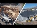 BUILDING A HOUSE! 🏡 (Drone View) - Ellie and Jared