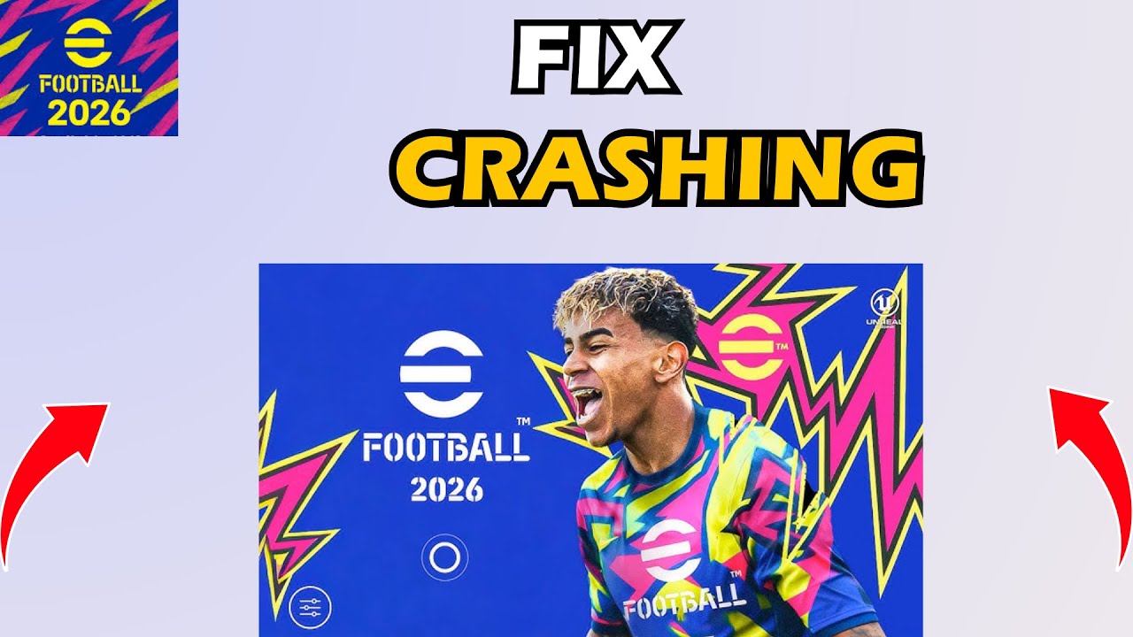 How to Fix eFootball 2026 Mobile Not working or Crashing - YouTube