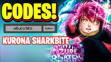 *NEW* ALL WORKING KURONA SHARKBITE UPDATE CODES FOR AZURE LATCH! ROBLOX AZURE LATCH CODES