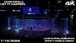 Tame Impala - Let It Happen Philadelphia, Pa 7.15.2026 4K
