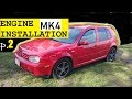 HOW TO INSTALL NEW ENGINE Volkswagen GOLF, Jetta. MK 4 | FIRST START. Complete Guide. P. #2