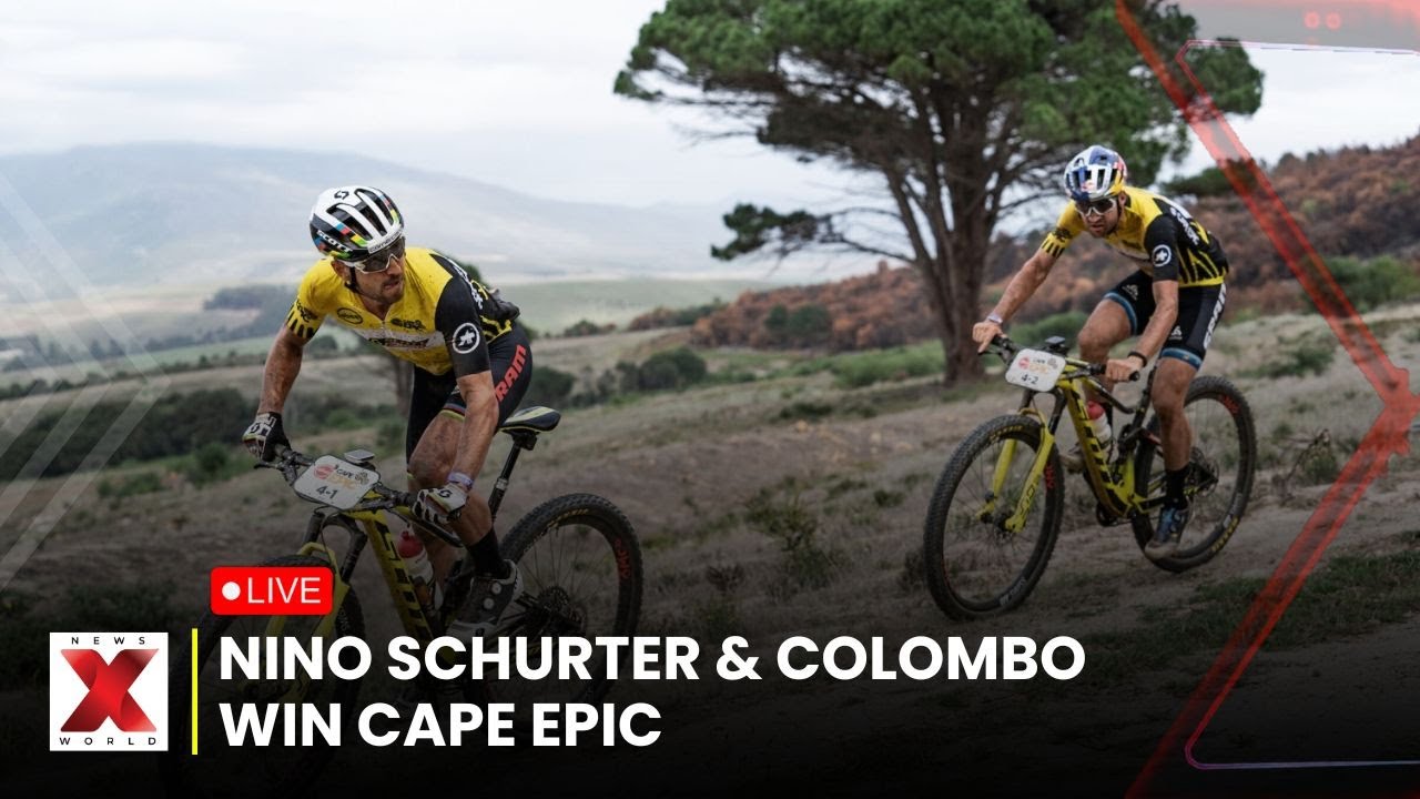 LIVE | Nino Schurter & Filippo Colombo Win 2025 Cape Epic | SCOTT-SRAM Dominates | News X World