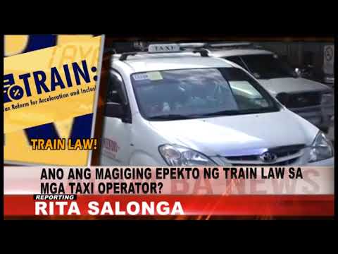 Alam Ba News: Epekto ng TRAIN sa mga taxi operator - YouTube