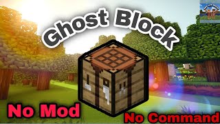 How to make ghost block (No mod or command) | Minecraft screenshot 4