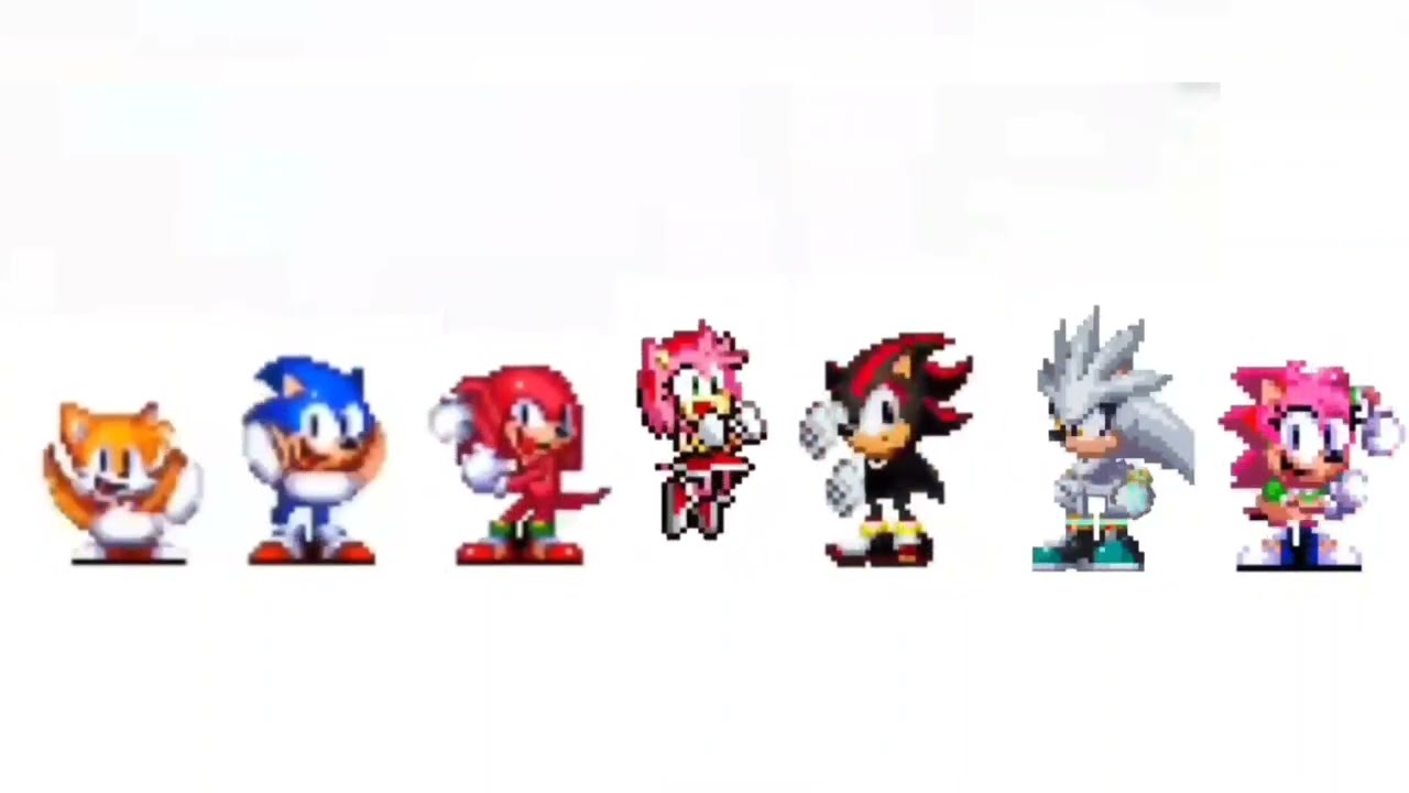 Classic Sonic And Tails Dancing Meme (& Knuckles Amy Shadow Silver ...