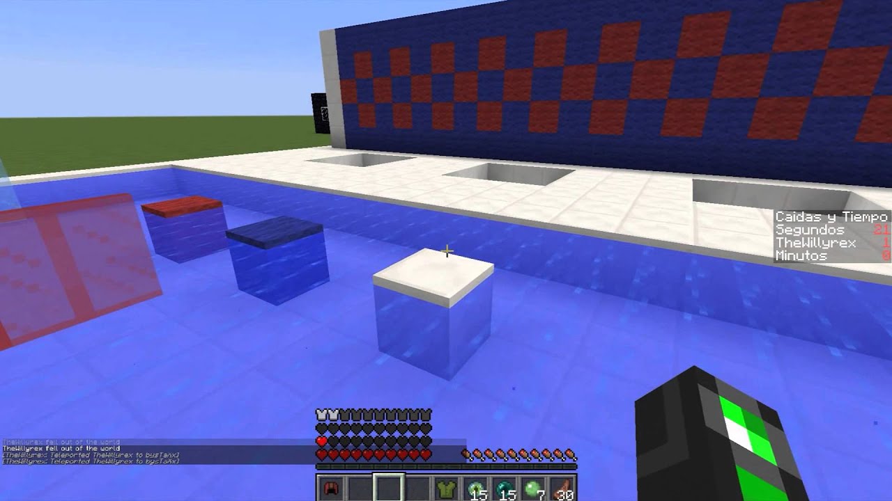 NUEVAS PRUEBAS QUE SE MUEVEN!! - CARRERA WIPEOUT sTaXx vs Willyrex - MINECRAFT - sTaXxCraft