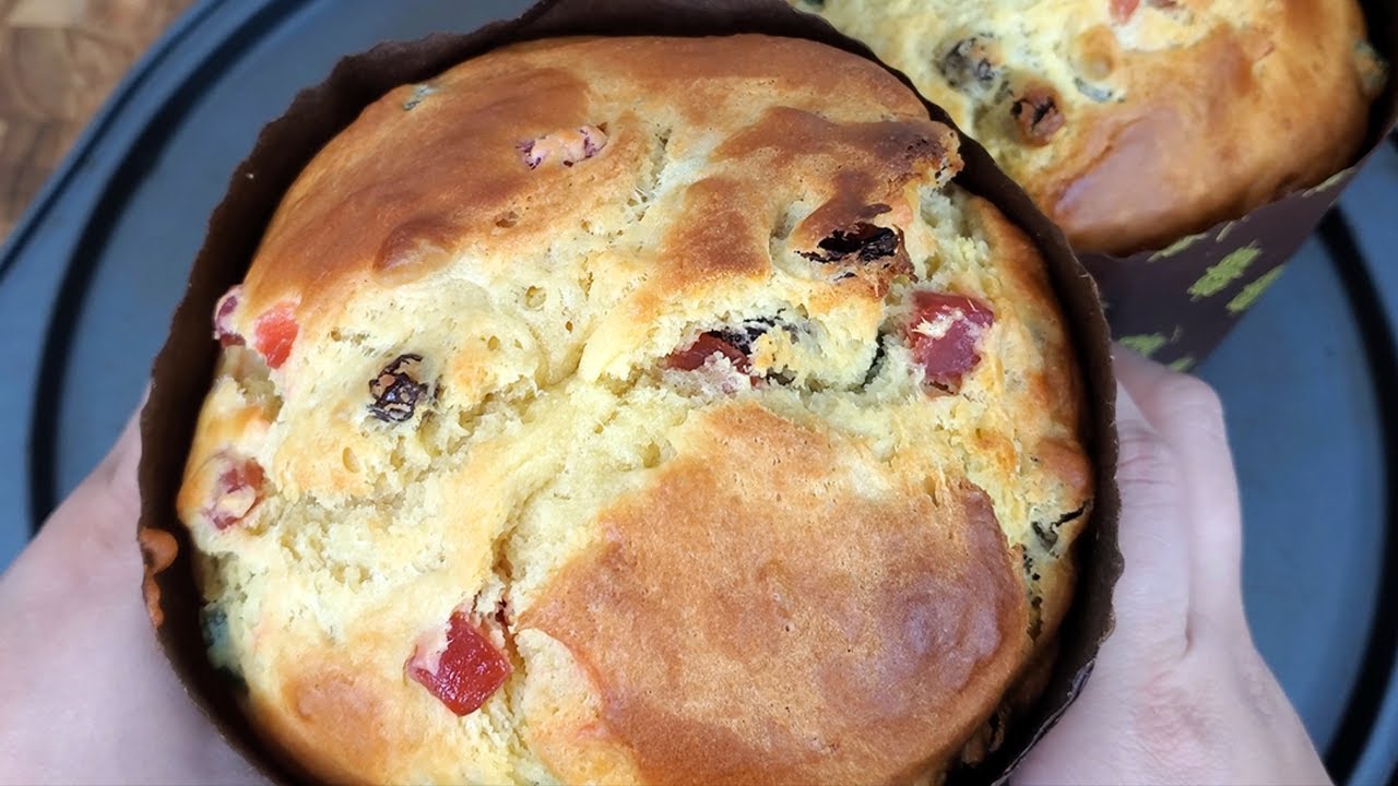 Panettone casero en licuadora. �Sin amasar! S�per delicioso y econ�mico!
