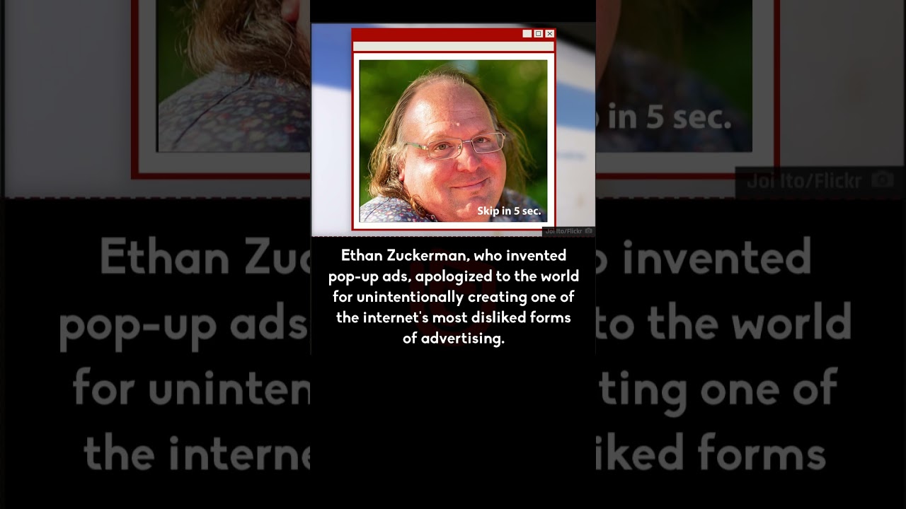 Man Who invented pop-up ads 