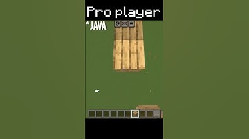 JAVA VS BEDROCK BRIDGING #minecraft #shorts #minecraftshorts