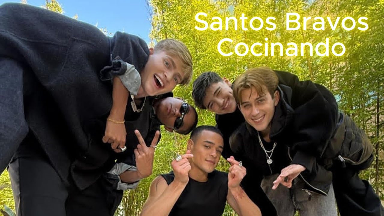 Santos Bravos cocinando #santosbravos #alejandroaramburu #hybe
