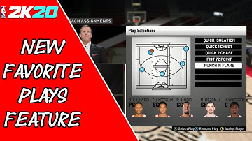 How To Call Plays Faster Using The New Favorite Play Feature In NBA 2K20 | NBA 2K20 Tutorial