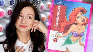 I color Disney princesses...