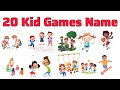 Kids Game Name- बच्चों के खेलों के नाम|Kids knowledge|Pre-Kids Learning|Kids knowledge