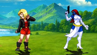Android 18 Vs. Mystique - Mutant Shapeshifter