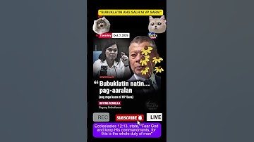 “BUBUKLATIN ANG SALN NI VP SARA!” #viralvideo