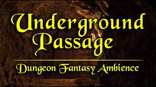 Underground Passage [ Flickering Torch Sounds &amp; Dark Fantasy Dungeon Ambience ] Oblivion Remastered