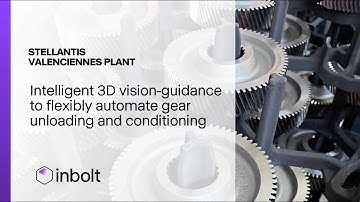 Intelligent 3D vision-guidance to flexibly automate gear unloading and conditioning