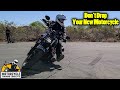 How to not drop your motorcycle in a parking lot  motorcycle training concepts