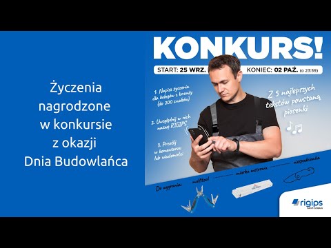 Posłuchaj piosenek, które powstały z nagrodzonych życzeń w konkursie z okazji Dnia Budowlańca.