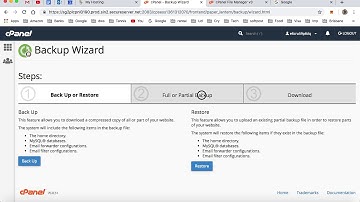 How to backup the database of website in Godaddy control panel