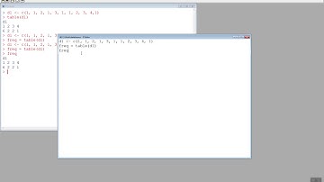 R Programming - Using Data.Frame and Table for Frequency Distribution