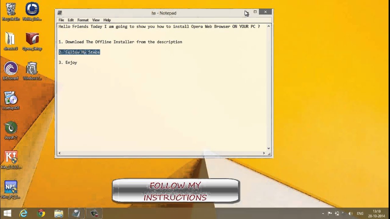 How to Download and Install Opera Web Browser OFFLINE ...