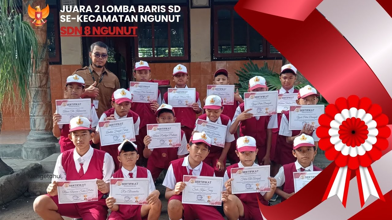 JUARA 2 LOMBA BARIS SD SE-KECAMATAN NGUNUT_SDN 8 NGUNUT