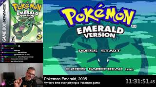 Pokemon Emerald: First Time Playthrough, Day #3, My Third Pokemon Game Ever  (Full Twitch Stream)