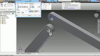 Modeling and simulation of 4 bar mechanism