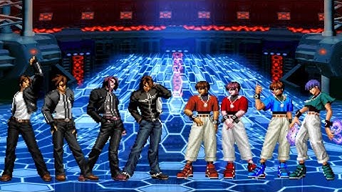 Kyo Kusanagi Team VS. Chris Team [KOF MUGEN]