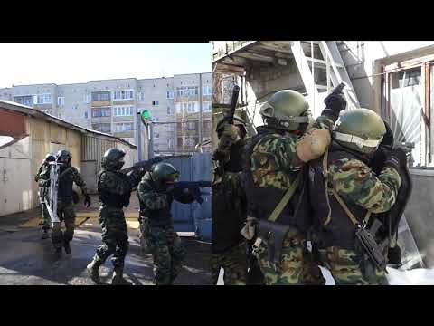Штурм террористов (учение) оперативная съёмка POLICE SPECIAL FORCES