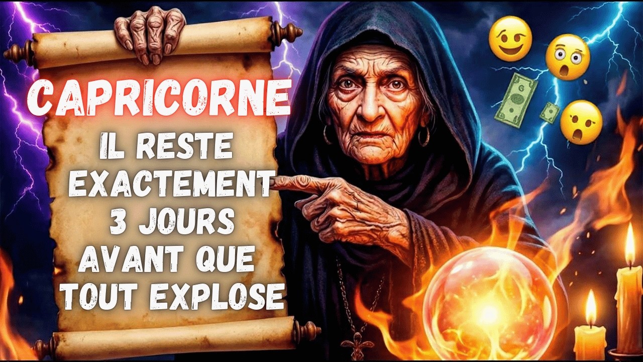 CAPRICORNE IL RESTE EXACTEMENT 3 JOURS AVANT QUE TOUT EXPLOSE POUR VOUS !! 😱 MARS 2026 TAROT AMOUR❤️