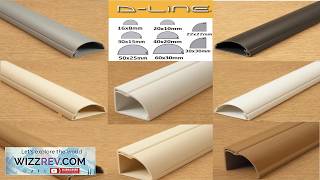 D Line Trunking Self Adhesive Cable Management Hide Cover Dline Plastic Wire