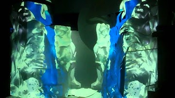 WaterFall projection mapping music by Crystal Castles