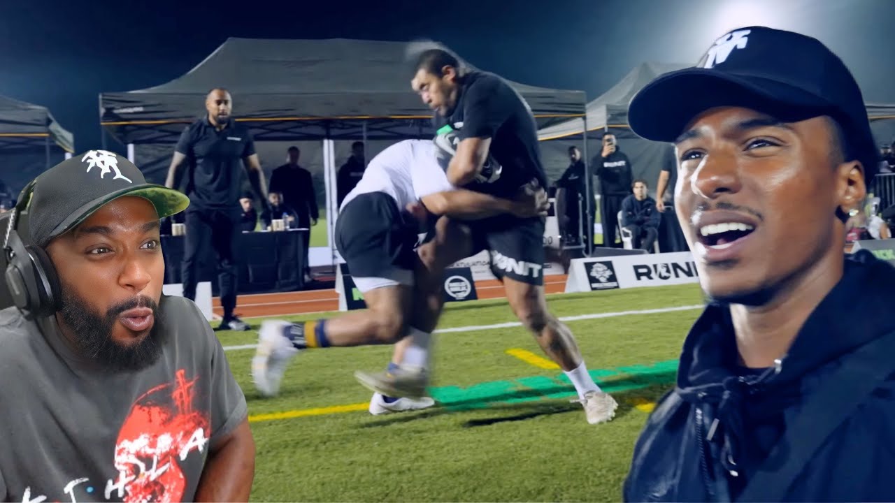 HE GOT KNOCKED OUT! Speed Running CTE vs THE BIGGEST Humans in The World REACTION!