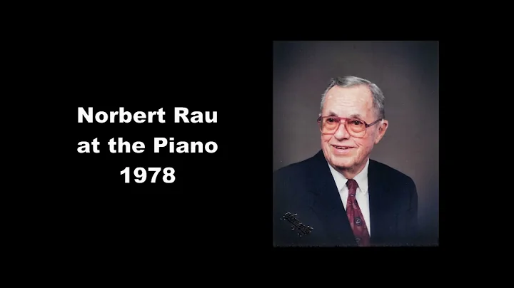 Norbert Rau at the Piano 1978