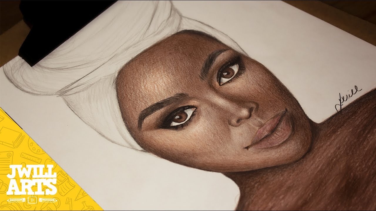 COMO PINTAR PELE NEGRA COM LÁPIS DE COR - Apenas 4 lápis