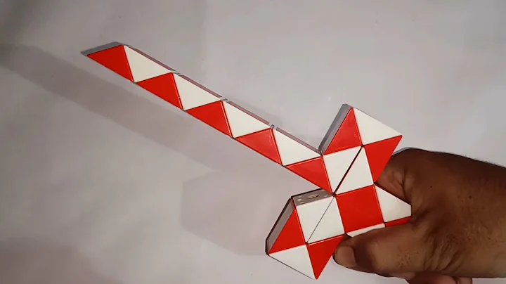 Make a Sword with Snake Cube | Snake Puzzle Pattern