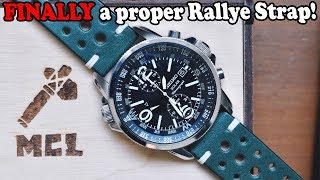 Finally A Proper Rallye Strap!  Man Cave Leather Unboxing!