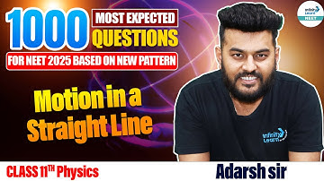 NEET Physics: 1000 Most Expected Questions on Motion in a Straight Line | Boost Your NEET 2025 Score