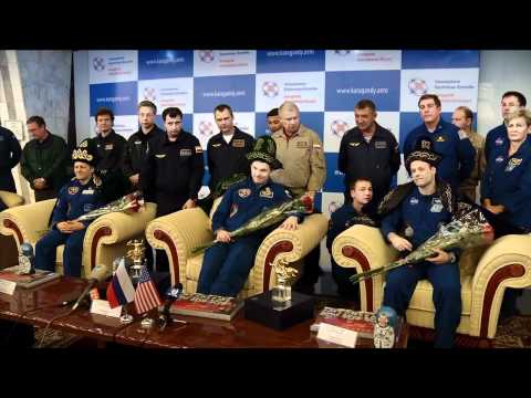 Expedition 28 Receives a Warm Welcome in Kazakhstan and Russia