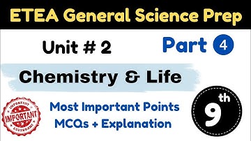ETEA General Science Preparation Course Part 4 | Unit 2 General Science Class 9th ETEA Preparation