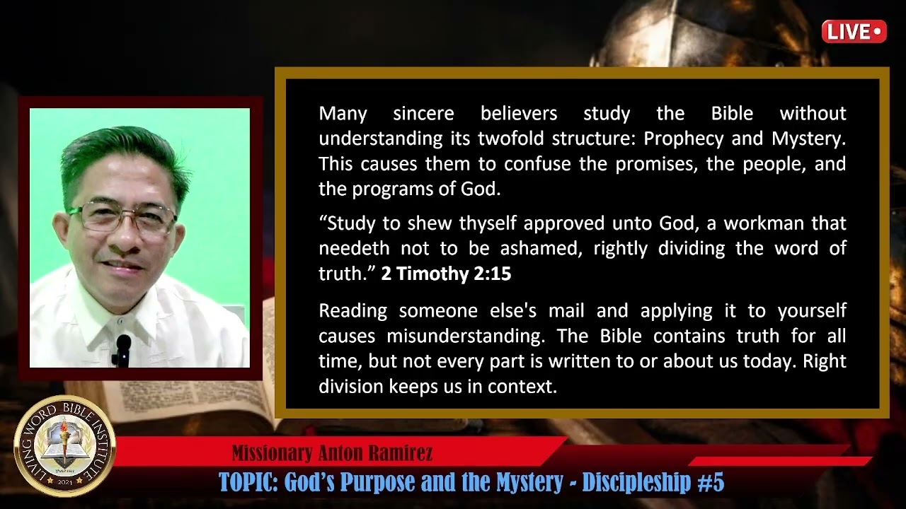 5. God Purpose and the Mystery