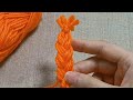 Super Easy Flower Craft Ideas with Woolen yarn - Hand Embroidery Amazing Trick - Sewing Hacks