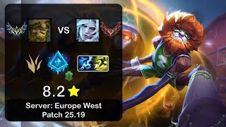 Ivern Jungle vs Viego - EUW Challenger - Patch 25.19