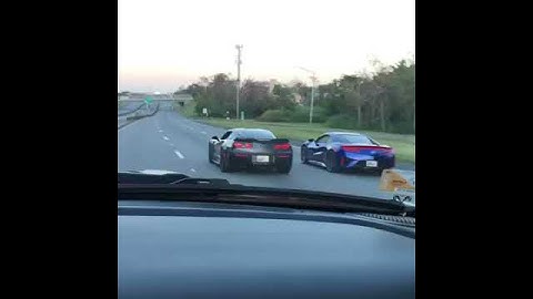 Acura NSX vs Chevrolet Corvette Z06!!