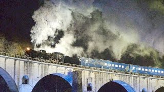 「銀河鉄道の夜」を再現　岩手・遠野市で「ＳＬ銀河ナイトクルーズ」