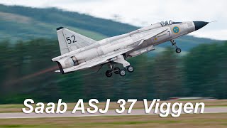 Saab AJS 37 Viggen | Dala Airport 50th Anniversary | 2jul 2022